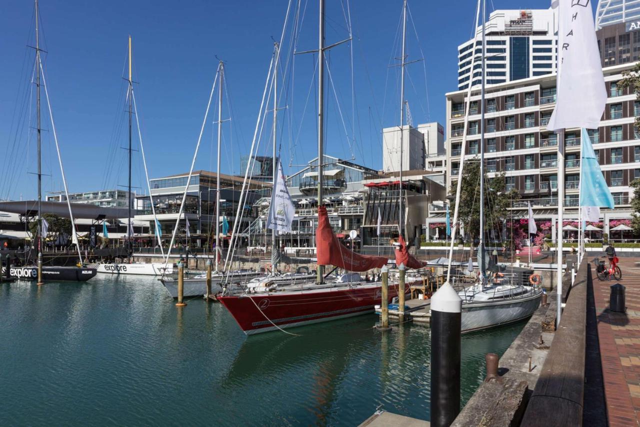 奥克兰qt酒店 外观 照片 The waterfront at the Viaduct Harbour