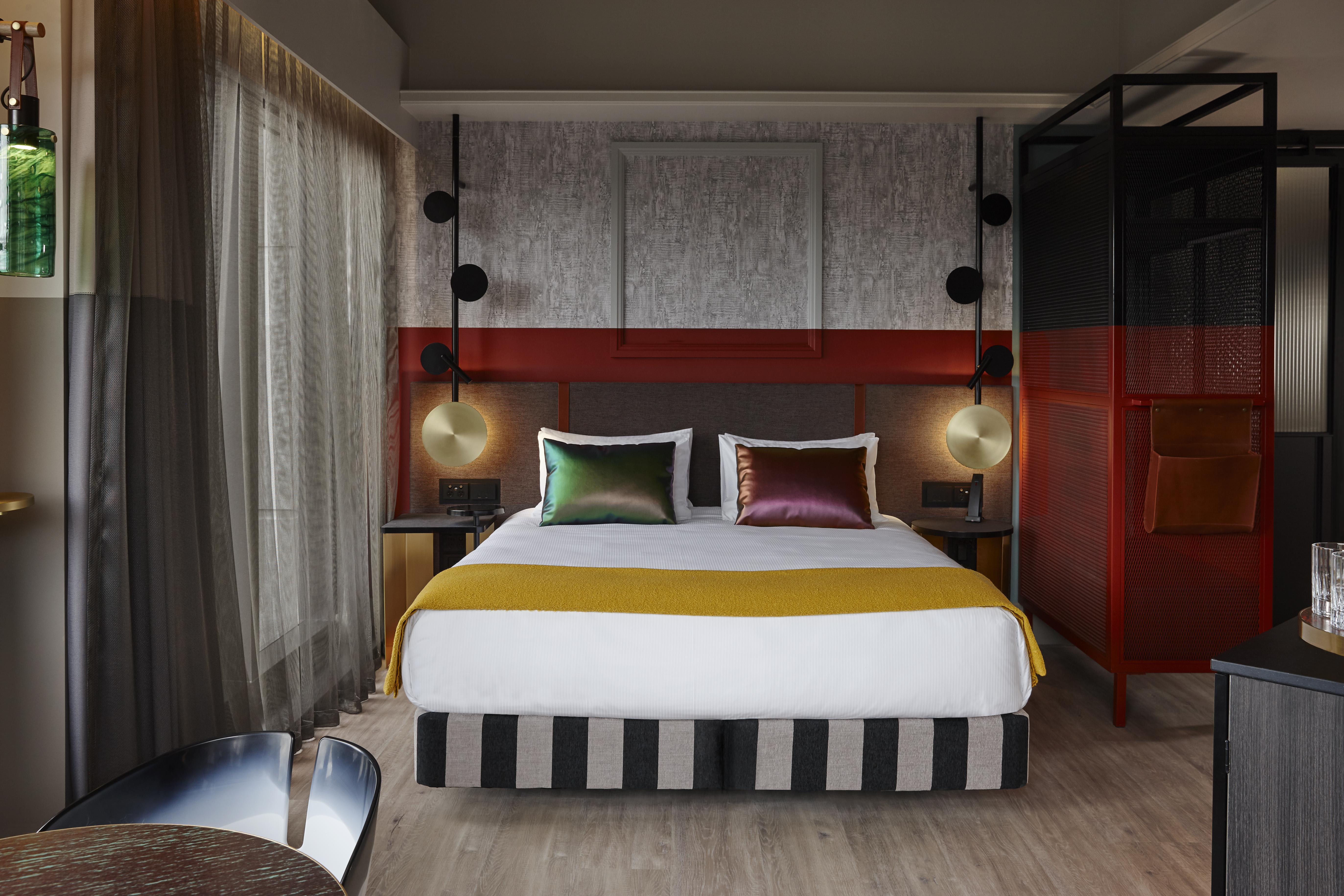 奥克兰qt酒店 外观 照片 A bedroom at the hotel