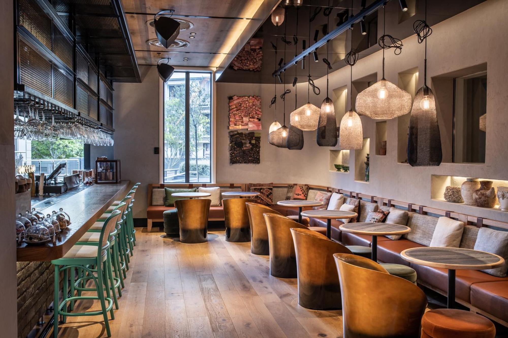 奥克兰qt酒店 外观 照片 Interior of the restaurant
